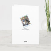 Schattigee Eekhoorn Tiara en Lipstick Happy Birthd Kaart (Achterkant)