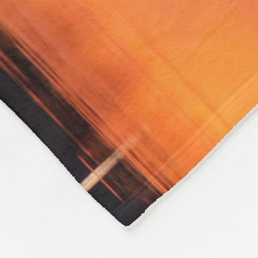 Schattigee eekhoorns bij zonsondergang fleece deken (Hoek)