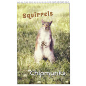 Schattigee Eekhoorns En Chipmunks Grappige Dierenf Kalender (Hoes)