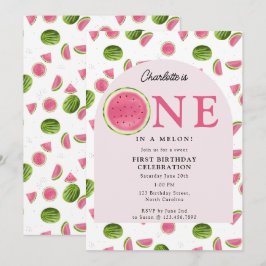 Schattigee Een In Een Meloen Watermeloen Zomerverj Kaart