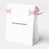 Schattigee eend bruiloft gunst ontwerp bedankdoosjes (Achterkant)