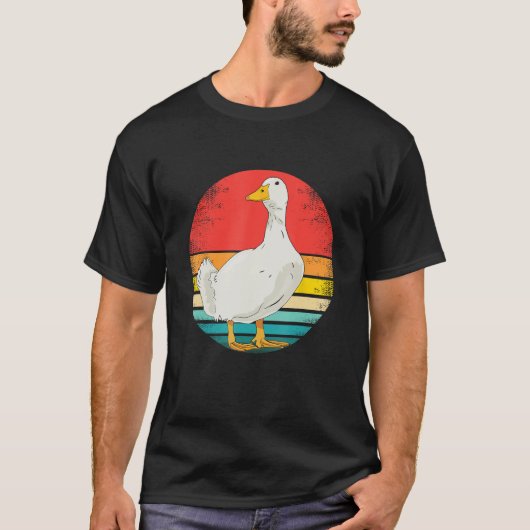 Schattigee Eend Lover Eigenaar - Retro Eend T-shirt (Voorkant)