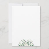 Schattigee eend met boog Baby shower uitnodiging (Achterkant)