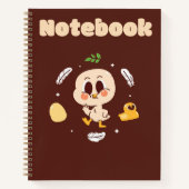 Schattigee eend 💛✨🐤 notitieboek (Voorkant)