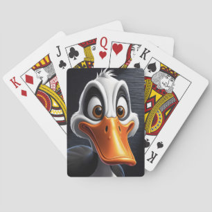 Schattigee eend. pokerkaarten