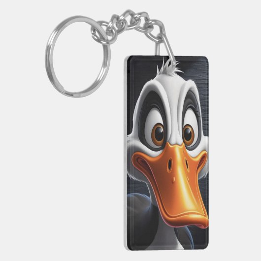 Schattigee eend. sleutelhanger (Voorkant Links)