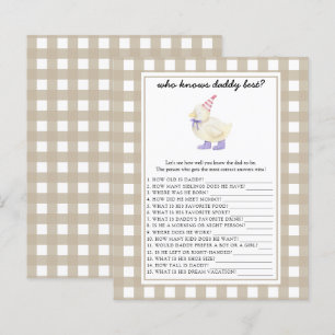 Schattigee eend - Wie kent papa beste spel