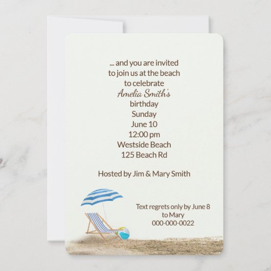 Schattigee eenden op het strand voor een verjaarda kaart (Achterkant)