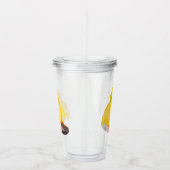 Schattigee eendenacryltrommel acryl drinkbeker (Rechts)