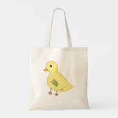 Schattigee eendenbloem tote bag (Achterkant)