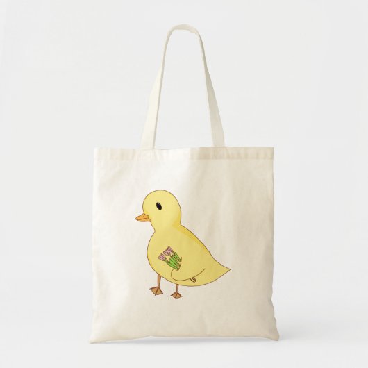 Schattigee eendenbloem tote bag (Voorkant)