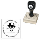 Schattigee eendeneierstempel rubberstempel (Gestempeld)