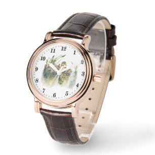 Schattigee eendenliefhebber horloge