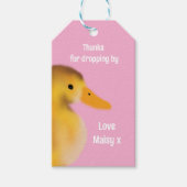 Schattigee eendgunst cadeaulabel (Voorkant)