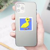 Schattigee eendje Sticker (Telefoon)