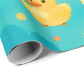 Schattigee eendjes Zwemmen in een vijver Cadeaupapier (Rol Hoek)