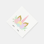 Schattigee eenhoorn Baby shower servetten (Hoek)