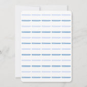 Schattigee Eenhoorn Blue Twins Boys Baby shower Kaart (Achterkant)