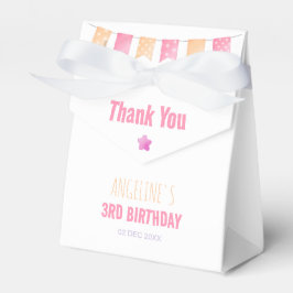 Schattigee Eenhoorn Bunting Flag Meisje Verjaardag Bedankdoosjes