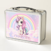 Schattigee Eenhoorn Custom Terug naar School (Achterkant)