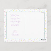 Schattigee Eenhoorn Dank u kaart Briefkaarten (Achterkant)