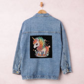 SCHATTIGEE EENHOORN DENIM JEAN JAS JACKET (Hangar)