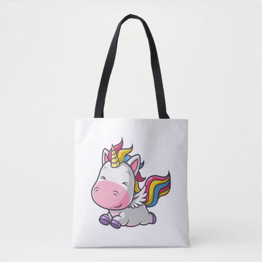 Schattigee Eenhoorn die lopen Tote Bag (Voorkant)
