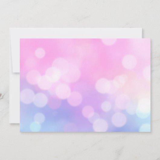 Schattigee eenhoorn en de verjaardag van het kind kaart (Achterkant)