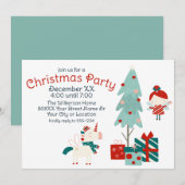 Schattigee Eenhoorn en Fairy Kerstfeest Kaart (Voorkant / Achterkant)