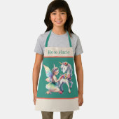 Schattigee eenhoorn fee toevoegen naam meisje kind schort (Insitu)