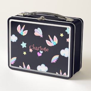 Schattigee Eenhoorn gezicht regenboog gradiënt ver