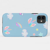Schattigee Eenhoorn gezicht regenboog gradiënt ver Case-Mate iPhone Case (Achterkant (horizontaal))