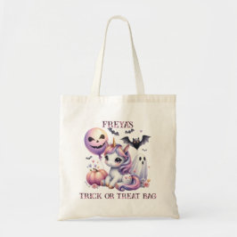 Schattigee Eenhoorn Halloween Trick or treat Tote Bag