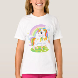 Schattigee eenhoorn illustratie #1 t-shirt