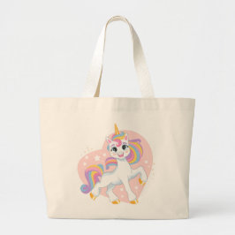 Schattigee eenhoorn in het hart grote tote bag