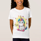 Schattigee Eenhoorn Kinder Tshirt (Voorkant)