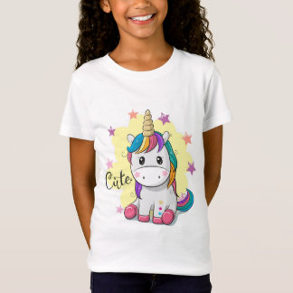 Schattigee Eenhoorn Kinder Tshirt