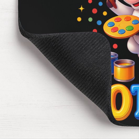 Schattigee Eenhoorn Lovers Fans Polka Dots Happy D Muismat (Hoek)