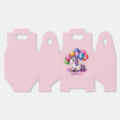 Schattigee Eenhoorn Magische Prinses Girly Verjaar Bedankdoosjes (Ongevouwen)