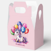 Schattigee Eenhoorn Magische Prinses Girly Verjaar Bedankdoosjes (Open)