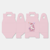 Schattigee Eenhoorn Magische Prinses Girly Verjaar Bedankdoosjes (Ongevouwen)