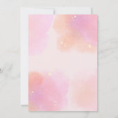 Schattigee Eenhoorn Magische Prinses Girly Verjaar Save The Date (Achterkant)