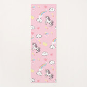 Schattigee Eenhoorn Magische Prinses Girly Verjaar Yogamat (Voorkant)