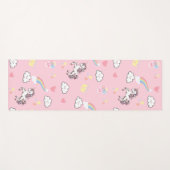 Schattigee Eenhoorn Magische Prinses Girly Verjaar Yogamat (Voorkant (horizontaal))