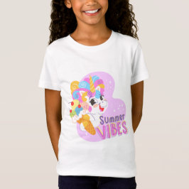 Schattigee eenhoorn met ijsje t-shirt