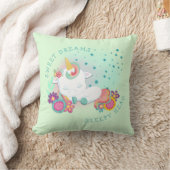 Schattigee Eenhoorn Naam Sweet Dreams Sleepy Head Kussen (Deken)