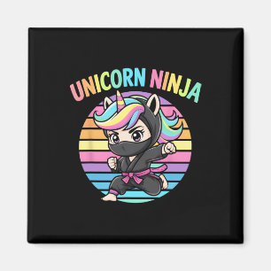 Schattigee Eenhoorn Ninja Meisje Schattigee Peuter Magneet