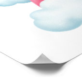 Schattigee Eenhoorn op Regenboog, Kinderkamer Prin Poster (Hoek)