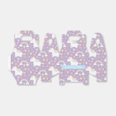 Schattigee Eenhoorn Patroon Verjaardagsfeest Favor Bedankdoosjes (Uitgevouwen)