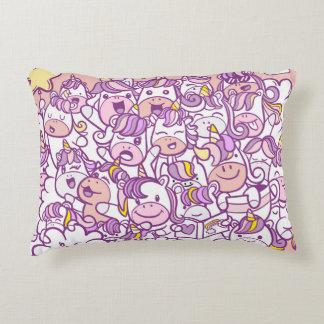 Schattigee Eenhoorn Pony: Magic Doodle Collectie Accent Kussen